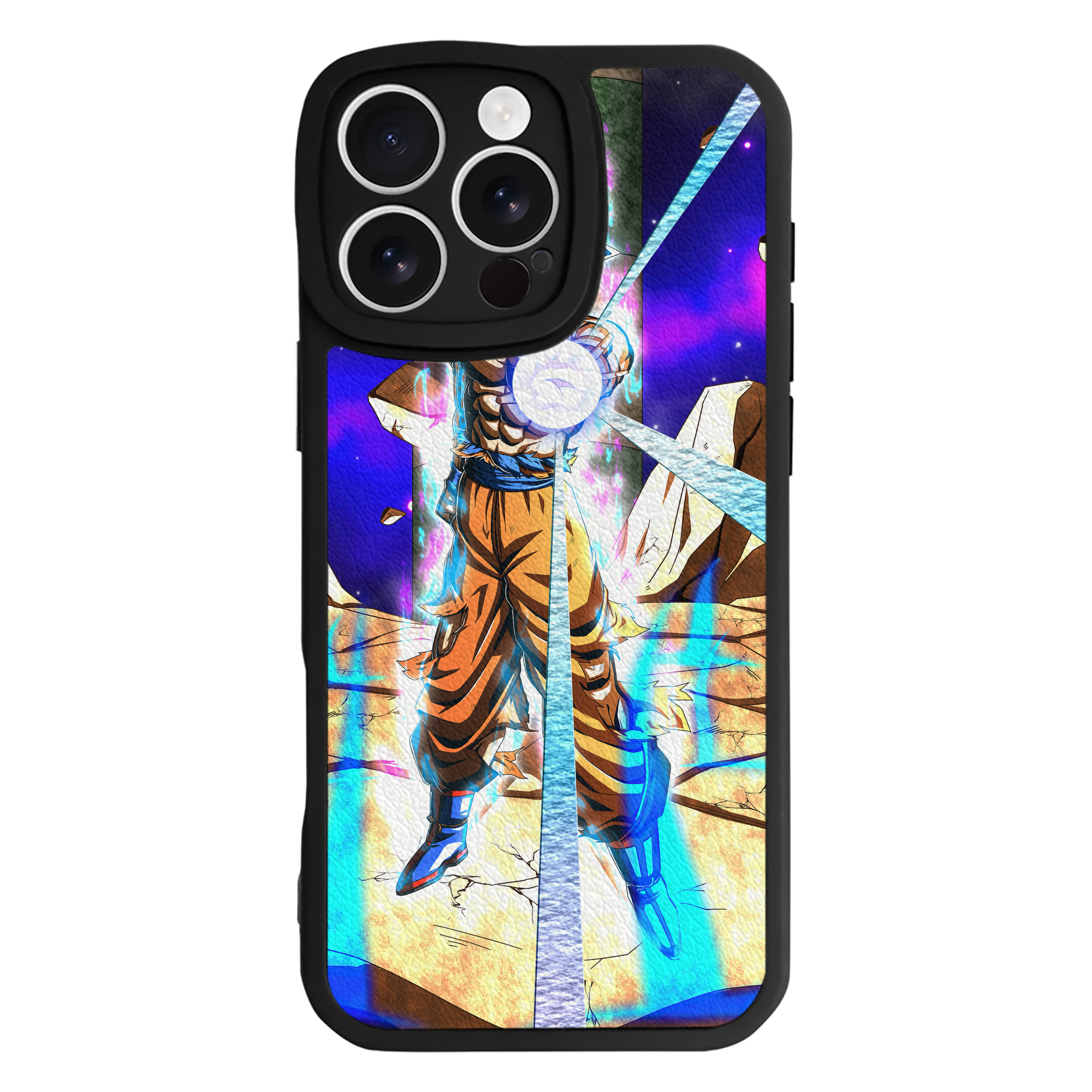 （画像用） ドラゴンボール DRAGON BALL 【iPhone 16シリーズ対応】シリコンスマホケース（レザー調） 材質：シリコン